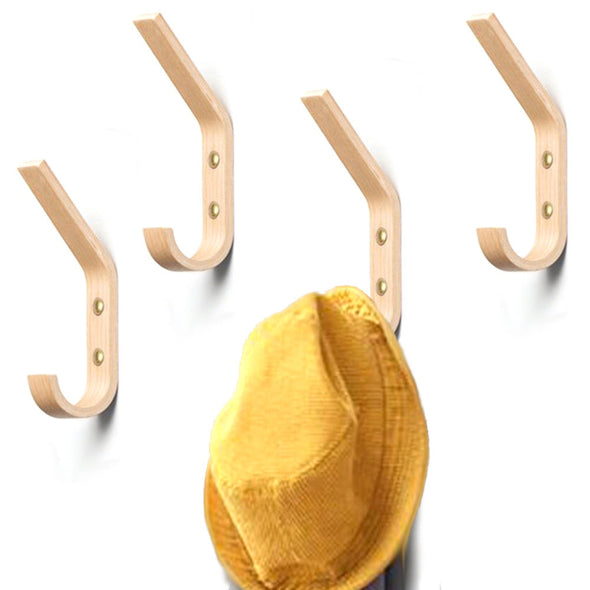 Modern Oak Wooden Coat Wall Hooks