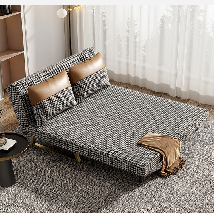Tooth Sofa Convertible and Adjustable Houndstooth Sleeper Sofa Bed – SPS FURNTIURE