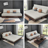Modern Convertible  Sofa Bed with Electric Liftable Coffee Table