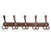 Wall Mounted Stainless Steel Coat Rack 5 Hooks