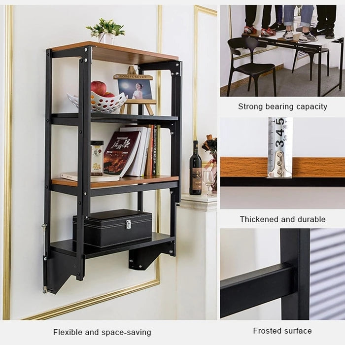 Attachable Shelf Table Wall Mounted Convertible Shelf and Table – SPS FURNTIURE