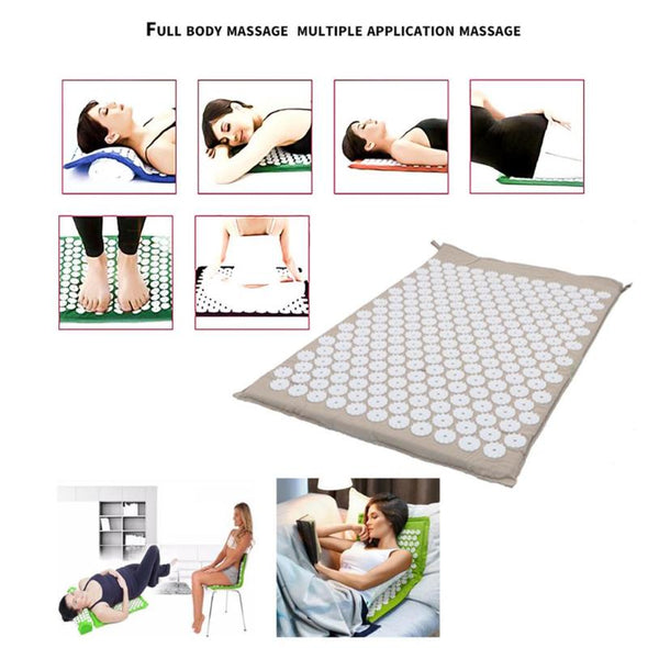 Acupressure Massager Yoga Mat with Pillow