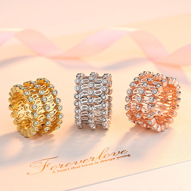 Order 2in1 bracelet ring rose gold polish Online From Silver  factorys,Narsapur