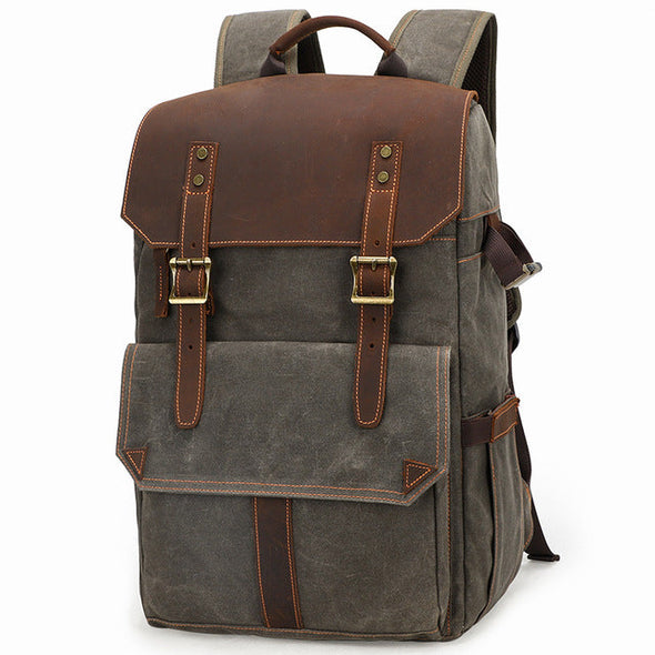 2020 Upgrade Large Capacity  Waterproof  Canvas Camera Photo Backpack