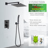 Luxury Matte Black Shower System