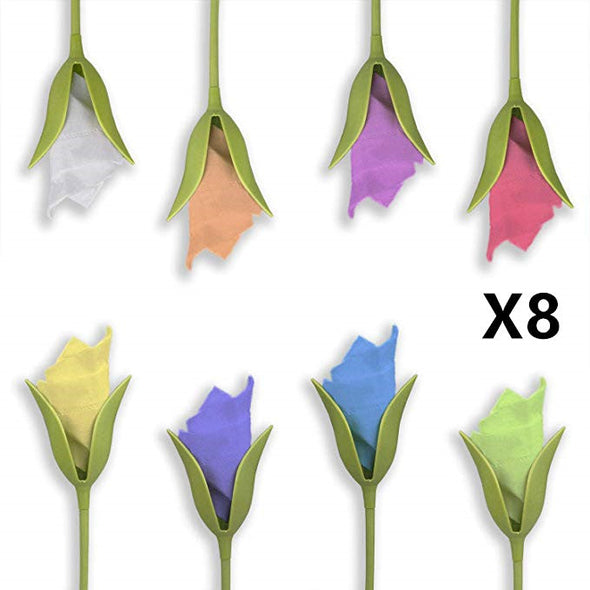 Green Plastic Napkin Holder(twist napkin into flower)