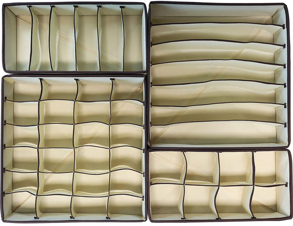 4 Set Closet Underwear Organizer