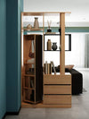 Multifunction Entryway Hall Tree With Rotating Full Length Mirror  and Storage Drawers