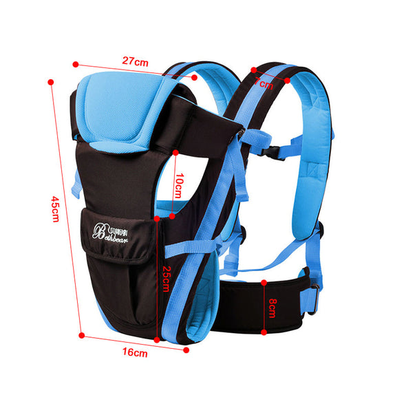 0-30 Months Breathable Front Facing Baby Carrier 4 in 1 Infant Comfortable Sling Backpack
