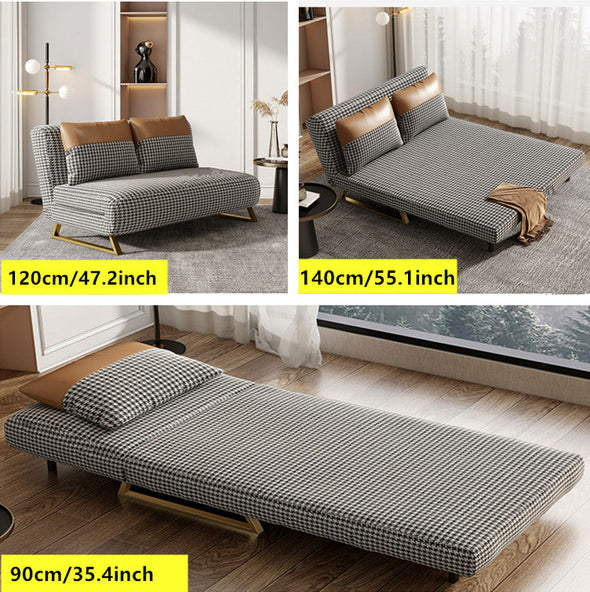 Tooth Sofa Convertible and Adjustable Houndstooth Sleeper Sofa Bed – SPS FURNTIURE