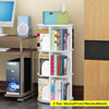 Rotating Stackable Shelves Bookshelf Organizer- 3 tier