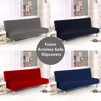 Armless Futon Sofa Stretch Slipcovers