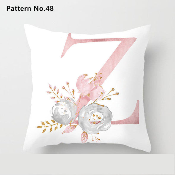 Throw Pillow Case Cushion Cover 18 x 18 inches 45 x 45 cm(Pattern No.23~49)