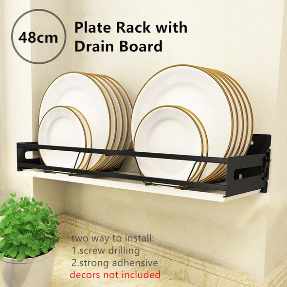 Wall Mounted Kitchen Rack Organizer