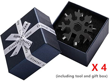 18 in 1 Snowflake Multi Tool with Gift Box Packing