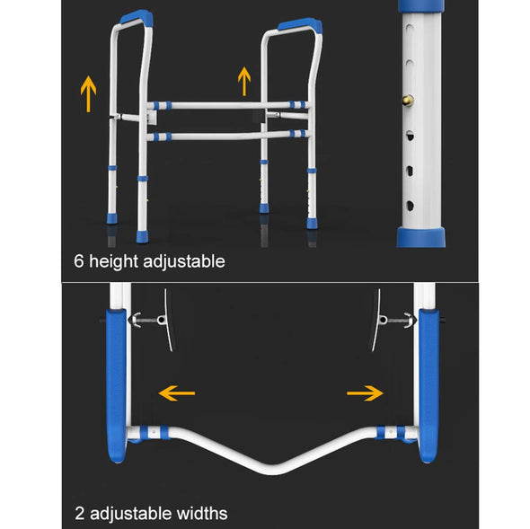 Adjustable Height  Bathroom handrail Toilet Safety Frame