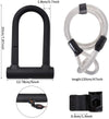 Bicycle U Lock With Heavy Duty Security U Cable