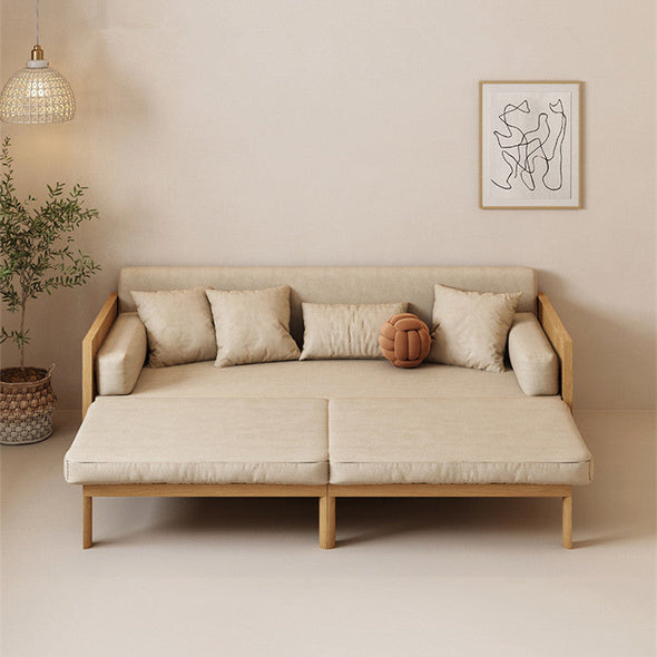 Janpandi Pull Out  Multifunction  Solid Wood Frame Sofa Bed