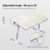 Height Adjustable Laptop Bed Table