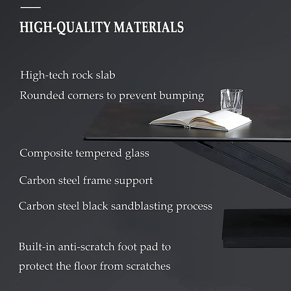 Sintered Stone Height Adjustable  Coffee Table