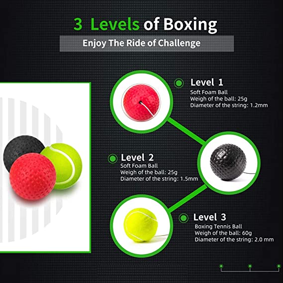 3 Levels Boxing Reflex Balls