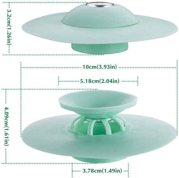 2-in-1 Drain Tub Stopper-5 PACKS