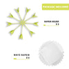 Green Plastic Napkin Holder(twist napkin into flower)