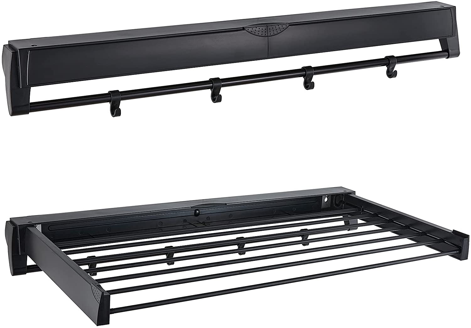 Drying Rack Hanging Rail For Wall Collapsible Wall Mounted Clothes