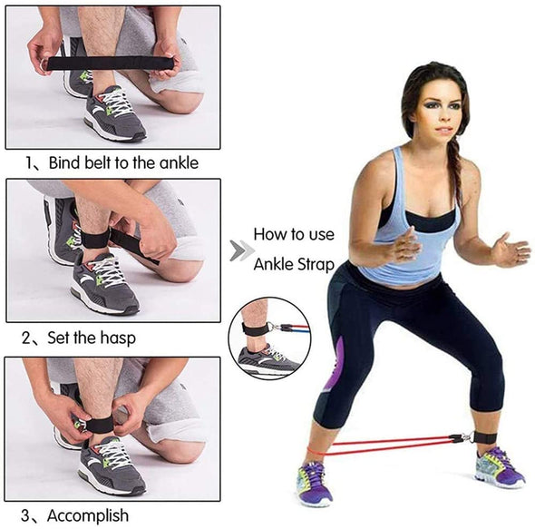 Exercise Resistance Bands with Handles
