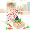 Carrots Harvest Shape Size Sorting Developmental Montessori Toys for 1 2 3 Year Old Boys and Girls