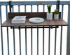 Folding Balcony Bar Table for Railings