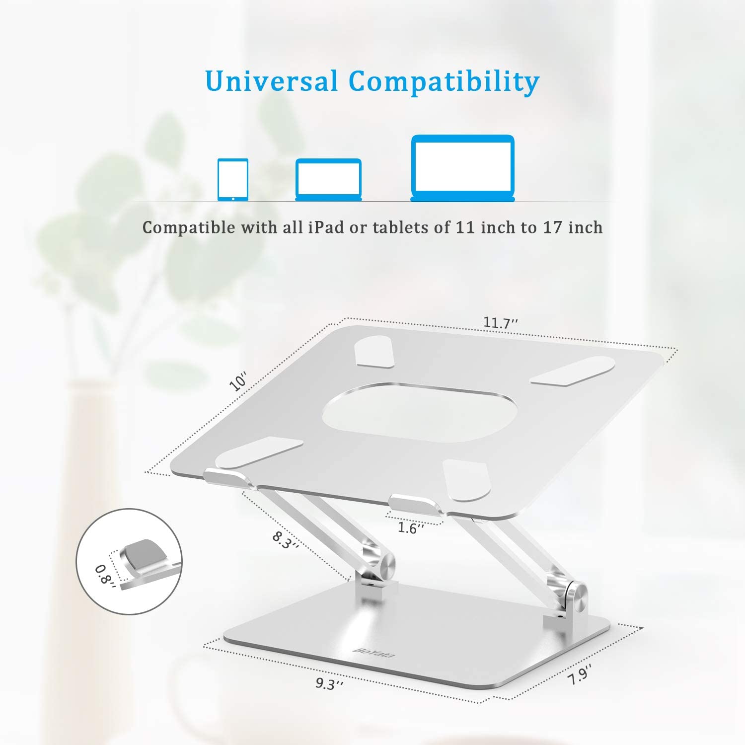 Adjustable Multi-Angle Laptop Riser – SPS FURNTIURE