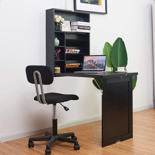 Fold Out Wall Mounted Multi-Function Computer Desk – SPS FURNTIURE