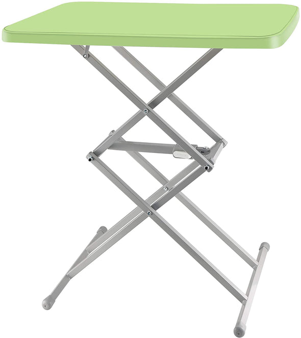 Zero Assembly Height Adjustable Foldable  Table  for Home Garden Office Indoor Outdoor Use