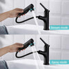 2020 New Design Three Water Flow Modes Bath Faucet with Pull Out Sprayer