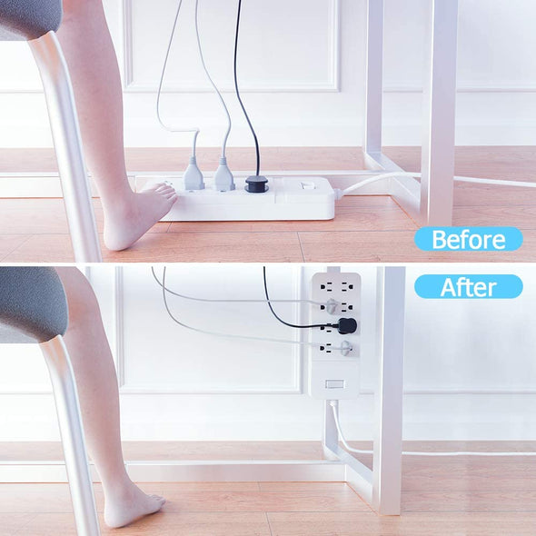 Power Strip Holder Mount  for Power Strip, WiFi Router,  Remote Control and Others