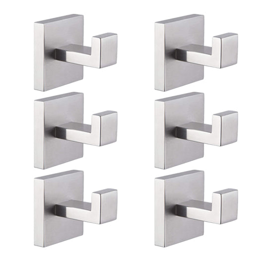 Coat hooks wall rack wall mount stainless steel black bathroom hangers