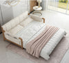 Pull Out Sleeper Sofa Bed with Armrest Storage Pockets