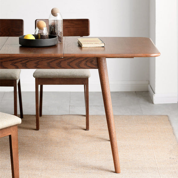 Extendable Rectangular Solid Wood Dining  Table