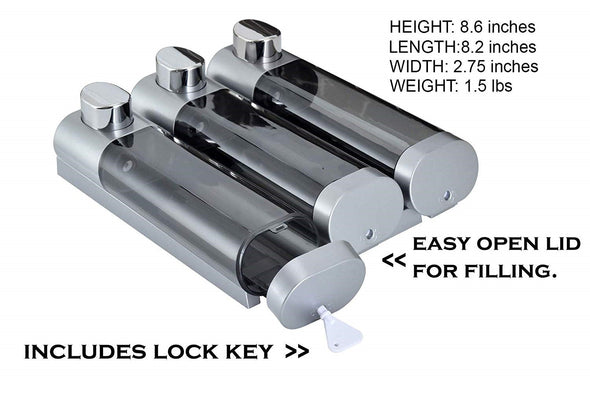 300ml Wall Mount Liquid Soap Dispenser