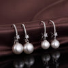2020 New Design S925 Sterling Silver 10mm Pearl Earrings