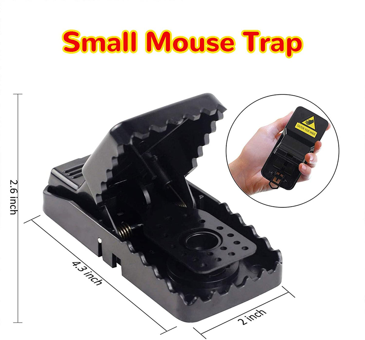 Special Teeth Design Small Mouse Traps – SPS FURNTIURE