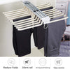 Space Saving 22 Arms Steel Pull Out Pants Rack for Closet