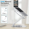 Adjustable Aluminum Laptop Stand with 360 Rotating Base