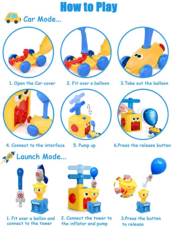 Balloon Launch Tower Toy