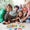 Wooden Puzzle Hexagon Puzzles for Toddlers Tangram Jigsaw Puzzle
