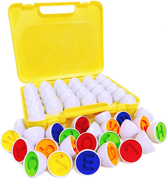 Alphabet Matching Eggs Toddler Learning Toy