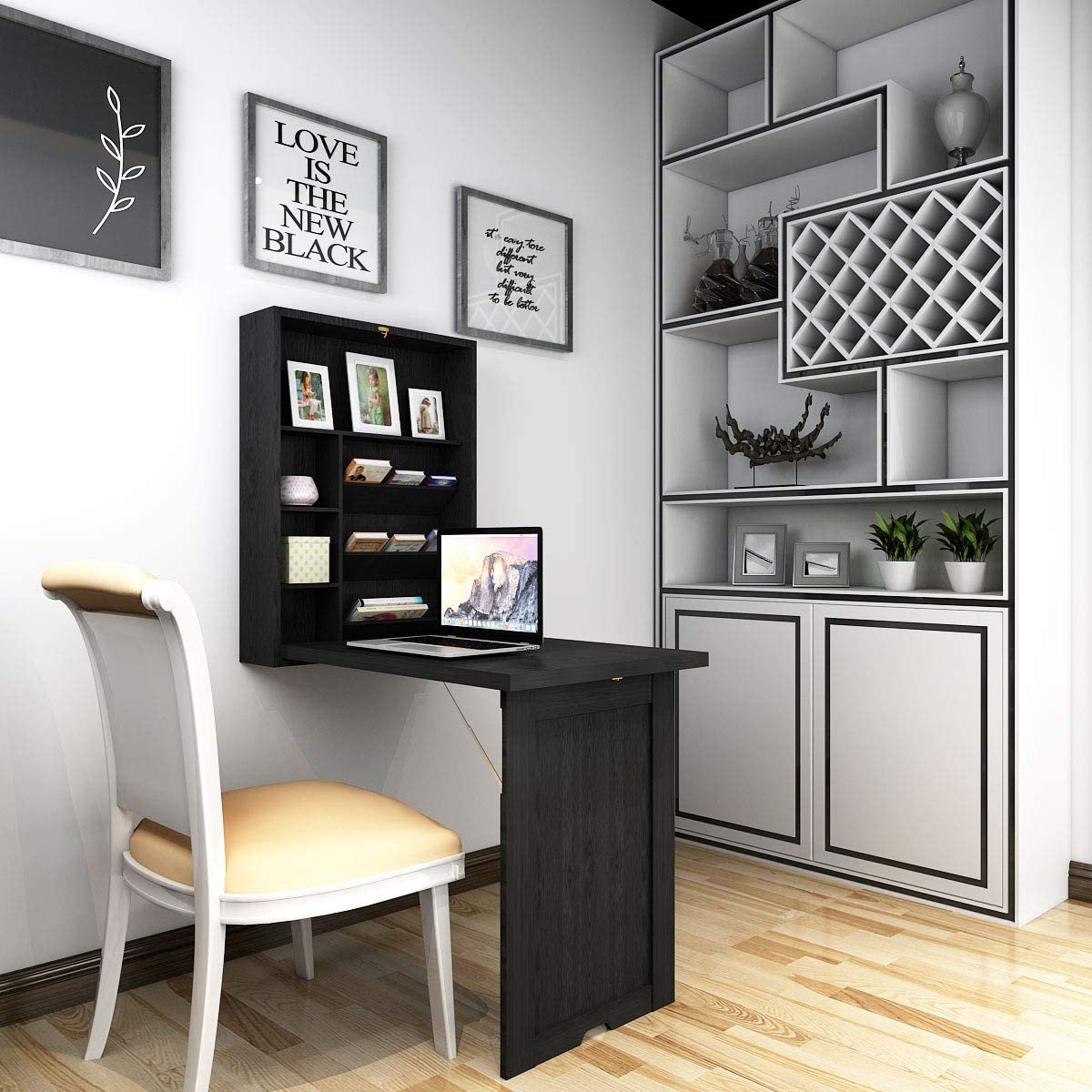 Fold Out Wall Mounted Multi-Function Computer Desk – SPS FURNTIURE