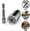 7mm to 19mm  Universal Sockets Metric Wrench Power Drill Adapter Set-2PACK