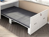 Telescopic and Rotating Corner Computer Desk with Folding Bed